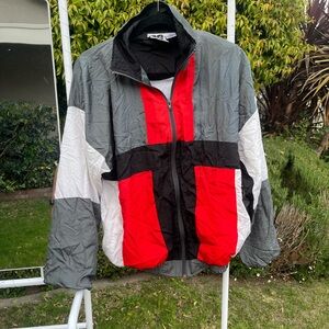 Colorblock Windbreaker Jacket